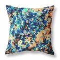 Homeroots 18 in. Springtime Indoor & Outdoor Throw Pillow Muted Orange & Indigo 414508